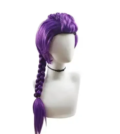 Duivel Paars zwart Rood lang haar Mira Rumi Zoe kinderen meisje Cosplay pruik Halloween Cosplay prop