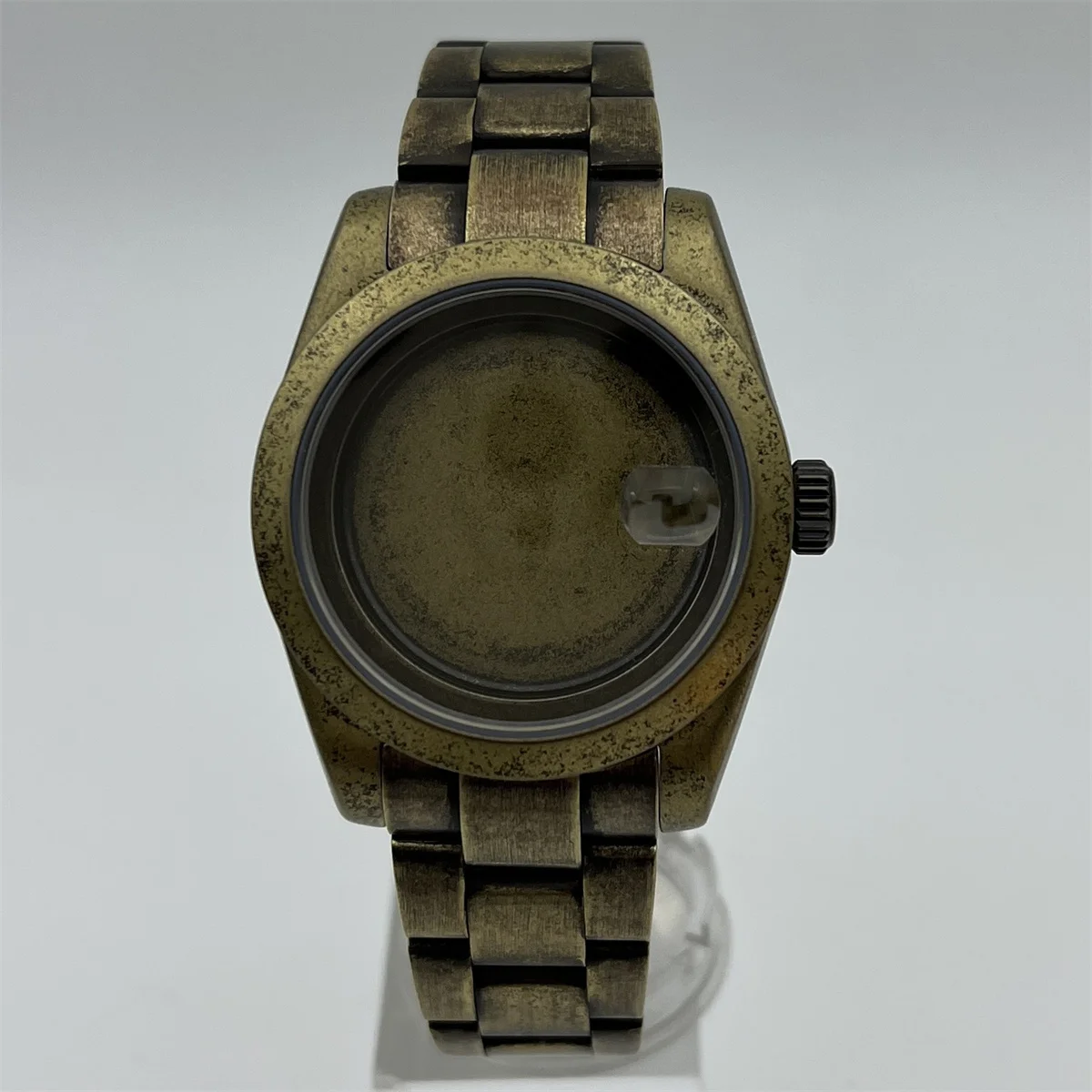 Погружной проводной корпус из бронзового сапфирового стекла диаметром 39 мм, ободок подходит для механизма NH34 NH35 NH36 ETA2824 PT5000