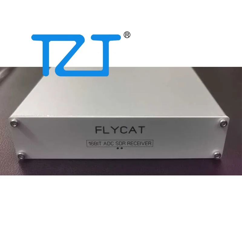 TZT KIWISDR FLYCAT 16-битный АЦП SDR приемник общего доступа к сети беспроводной коротковолновый приемник DC-5V/3A