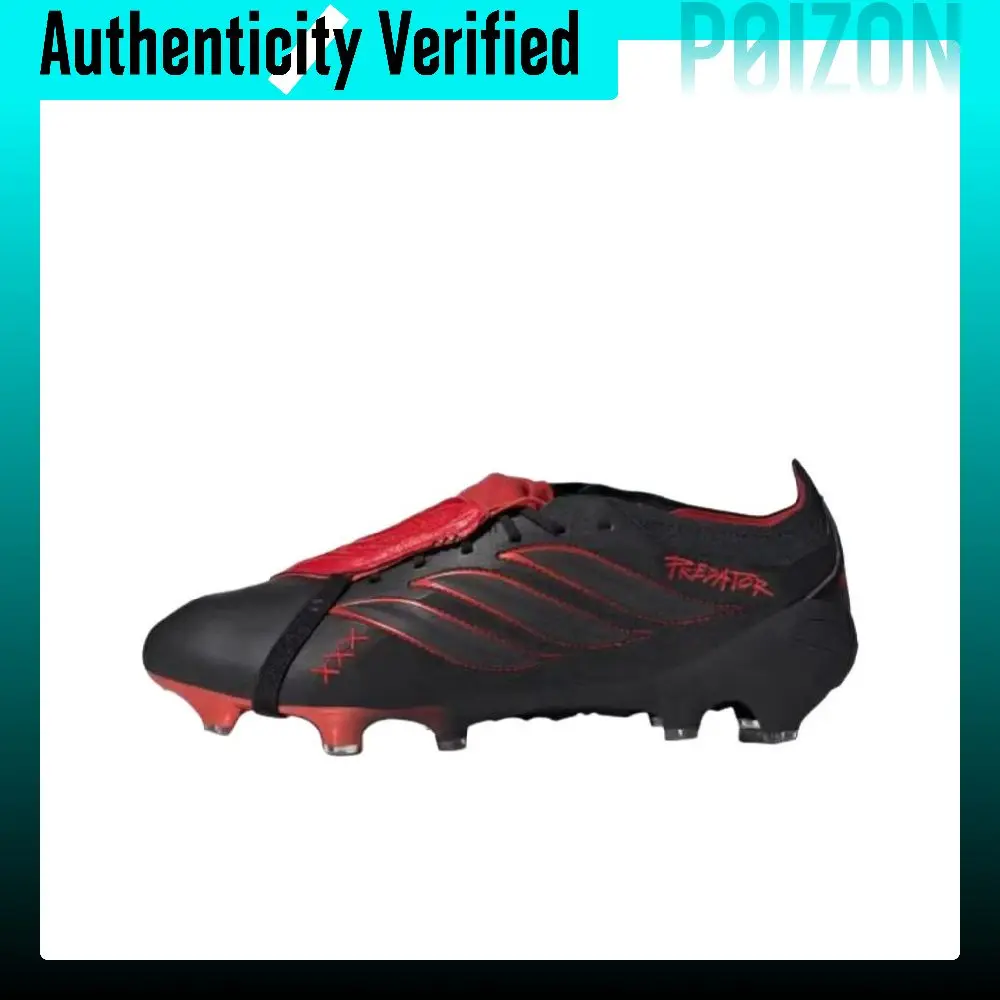 Adidas PREDATOR ELITE Soccer Shoes Unisex Low-top Red KK4190