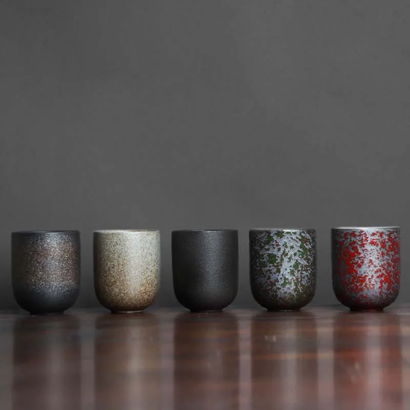 1pc Japanese Style Ceramic Coffee Cup Porcelain Personal Single Pottery Tea Cups Drinkware Wine Mug Water Mugs cups and mugs