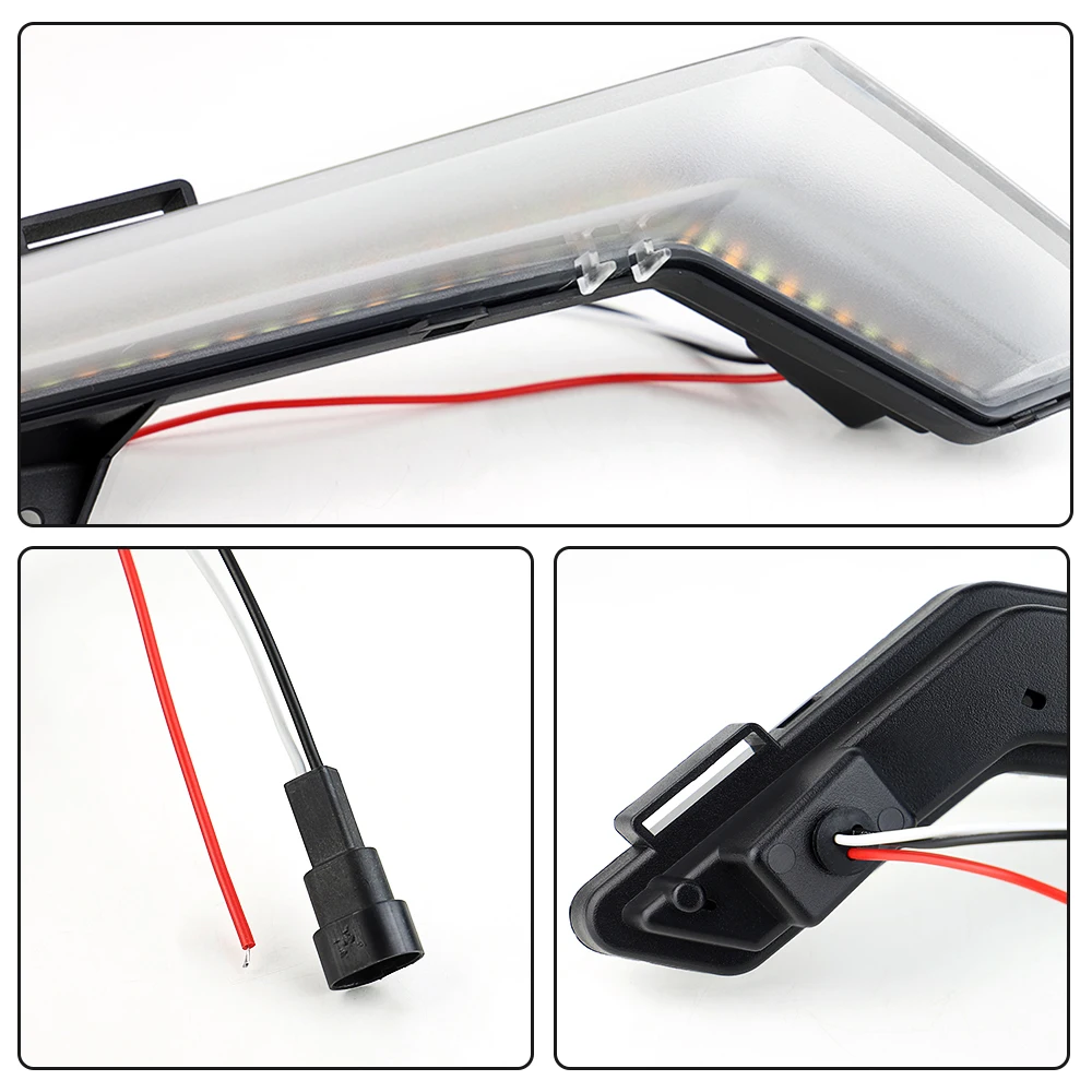 ATV Front LED Turn Signal Lights DRL for Can-Am Defender 2020+ Defender Max 2020+ Commander 2021