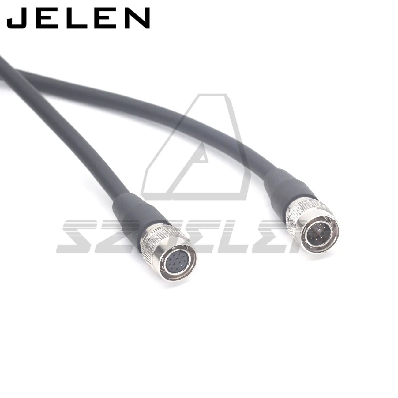 connector HR10A-10P-12P HR10A-10P-12S 12pin male to female Industrial camera data cable, signal cable 1to1