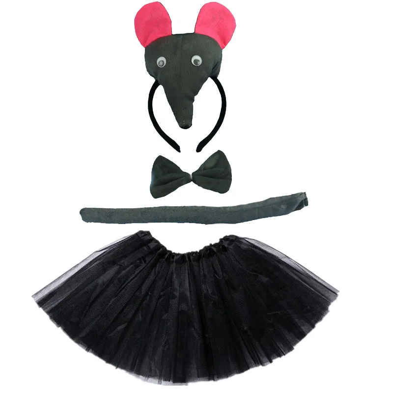 Bambino adulto ratto animale regalo di compleanno puntelli per feste fascia per capelli copricapo costume di Halloween cosplay