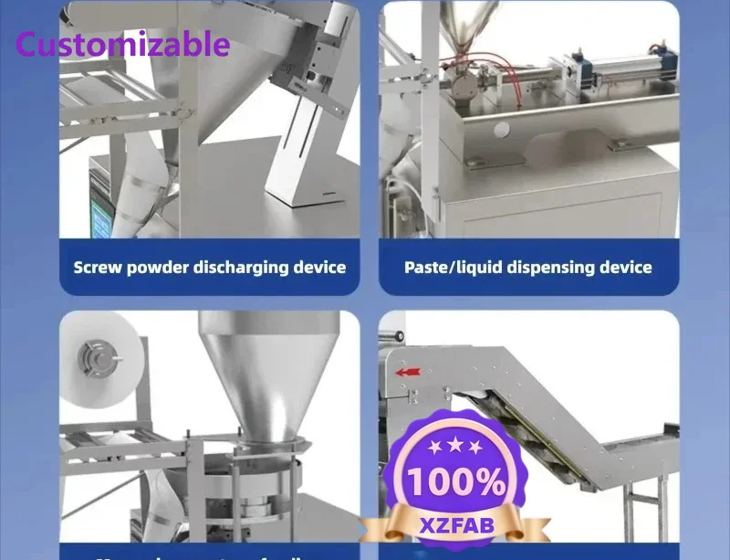 Factory Direct 2026 Vertical Auger Filler Powder Packaging Machine PLC Control Multi Function for Coffee Salt Food Seed Sachet