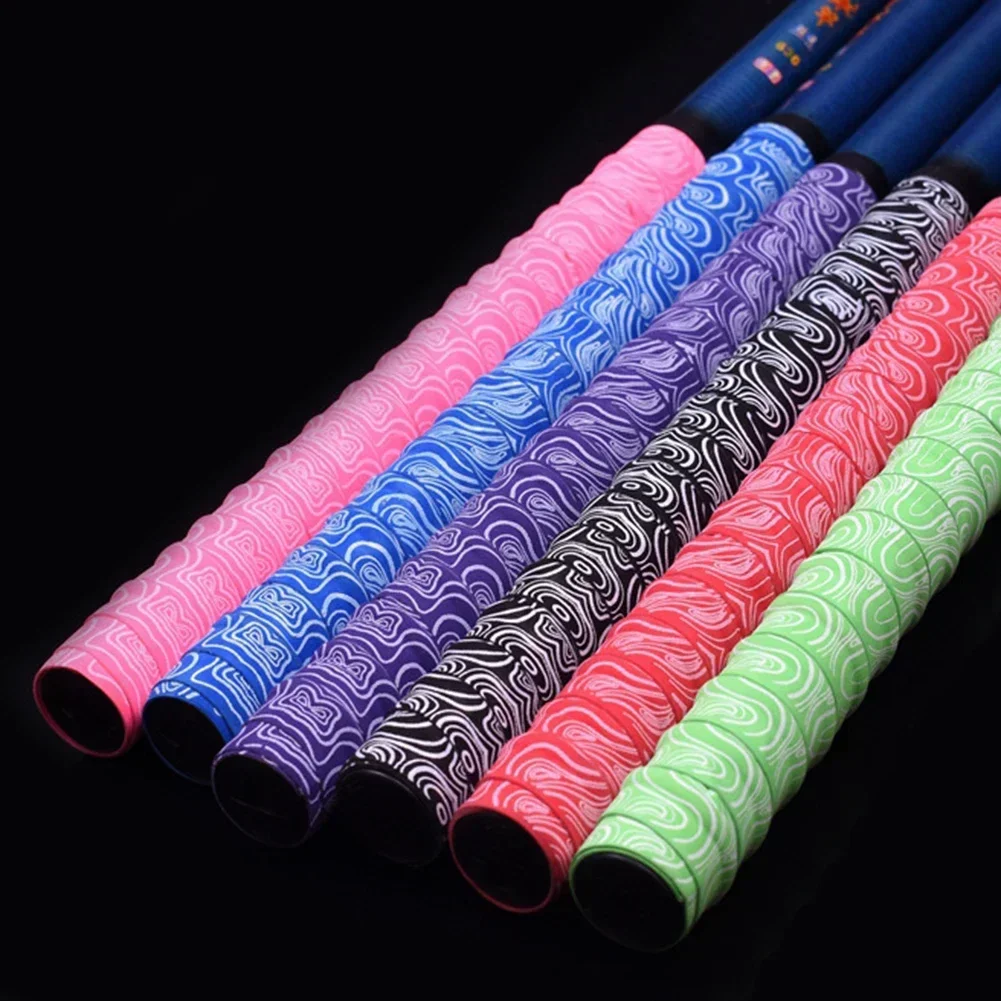 Anti-slip Tennis Badminton Squash Racquet Over Grip Tape Overgrip Sweatband Frosted Dry Replacement Grip Strap Tennis Accessory