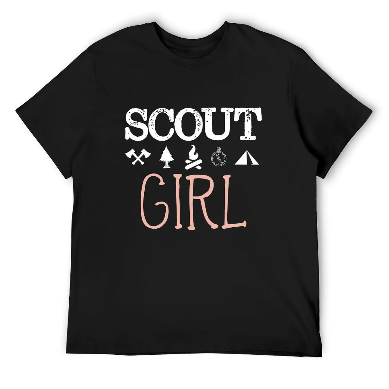 

Scout Girl Scouting Troop Supporter Camping Scouting Girl Gear T-Shirt anime t shirts boys whites mens champion t shirts