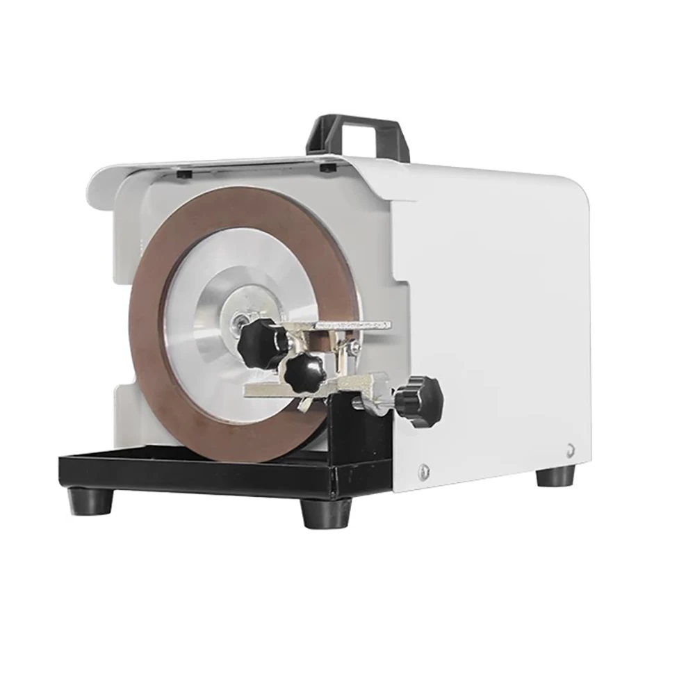 AC 220V Portable Electric Knife Sharpener - 150W Scissor & Blade Sharpening Machine w/ 500 Grit Wheel, Adjustable Angle (0-170°)