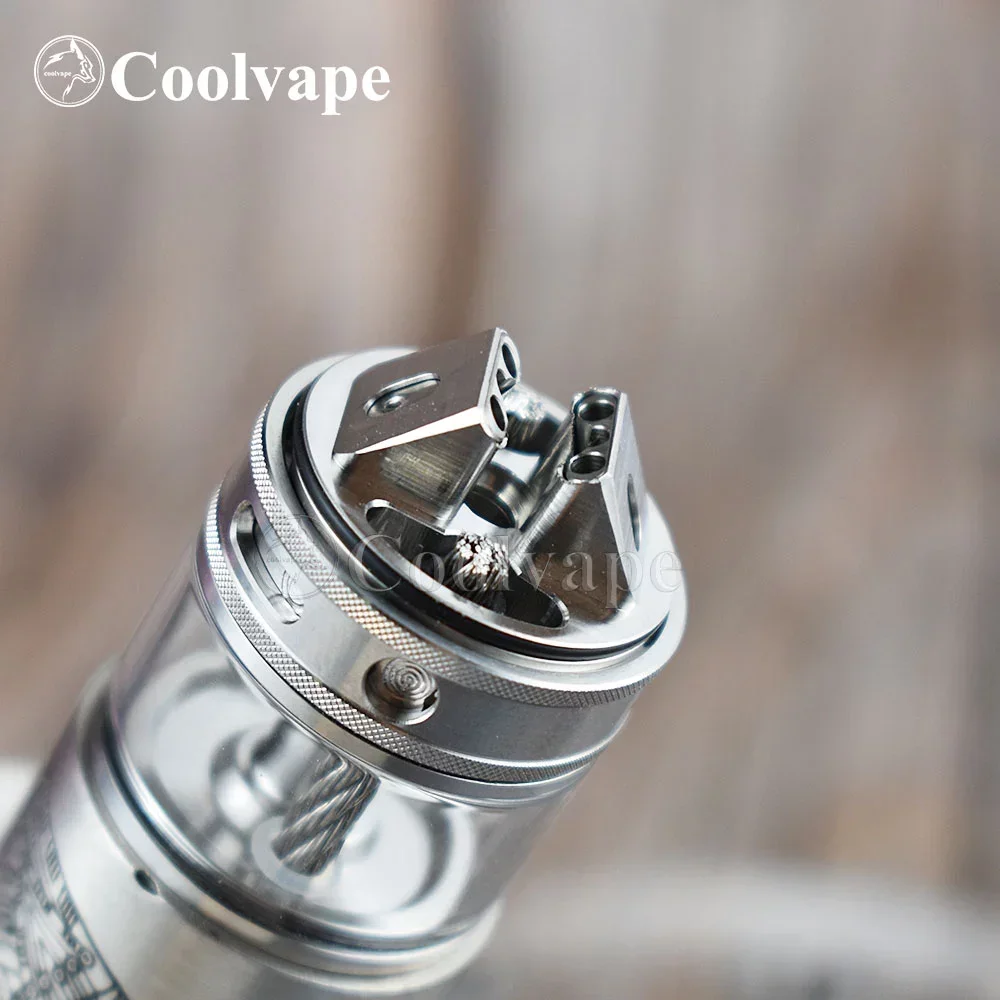 Coolvape-巨大なオオカミv2.5電子タバコ,18650バッテリー,直径23mm