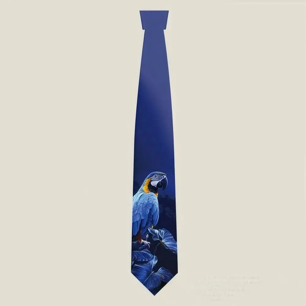 

Fashion Soft Silk Men's Ties Novelty Graffiti Casual Neckties Animal Theme Cat Dog Prints Hand-tied Bow Tie Daily Wear/Party