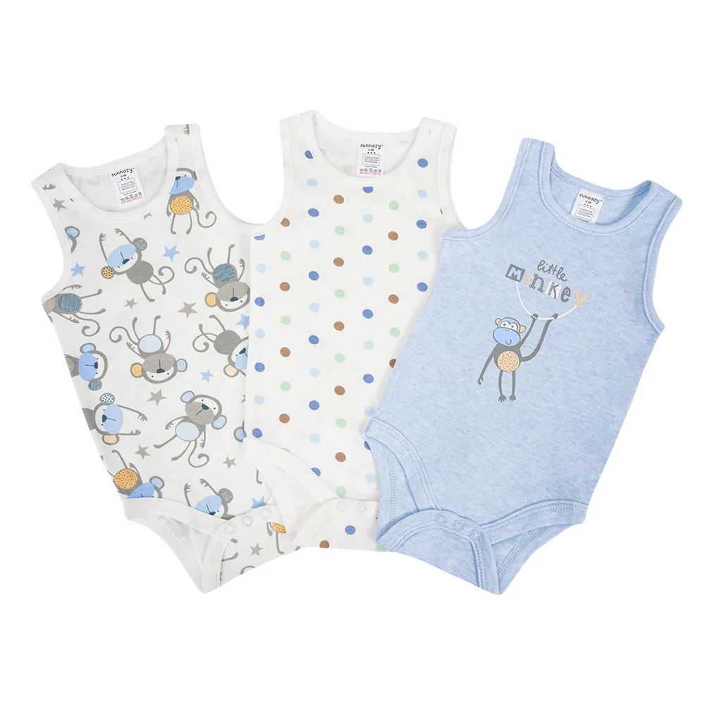

Летний детский комбинезон из 3 предметов, комплект из 5 предметов, комбинезоны с короткими рукавами для новорожденных, боди унисекс для младенцев, хлопковый слинг, 0-9 м