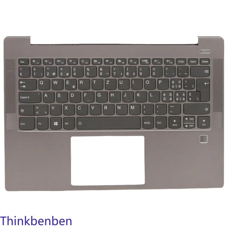 SWS Swiss Grey Keyboard Upper Case Palmrest Shell Cover For Lenovo Ideapad S540 14 14IWL 14IML 14API 5CB0S17241