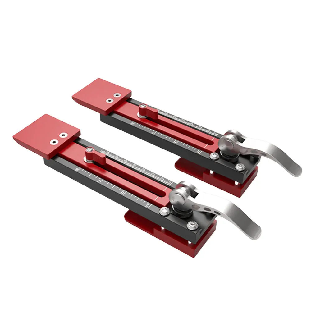 

2PCS Siding Gauges Installation Tools Adjustable Mounting Bracket Dual Scale Metric/Imper Woodworking Equipment 5'' ''8''