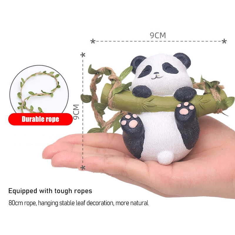 Creative Resin Flower Pot Pendant Lovely Panda Koala Shiba Inu Cartoon Animal Gardening Decoration for Outdoor Balcony view 6