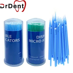 100Pcs Dental Orthodontic Materials Disposable Micro Applicator Sticks Adhesive Eyelash Tools Brush Bonding Composite Dentistry