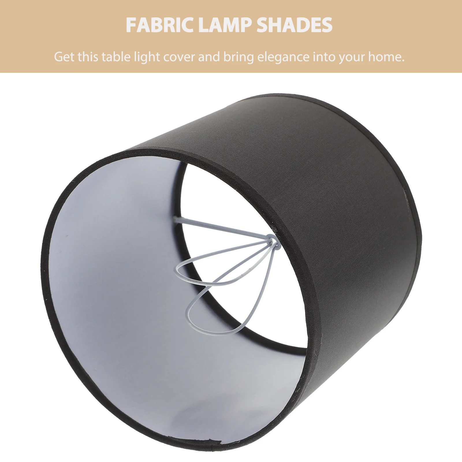 

2pcs Cylinder Shades Linen Fabric Table Lamp Shade Cover Bedside Simple Decorative Light Cover For Bedroom Living Room Lamp