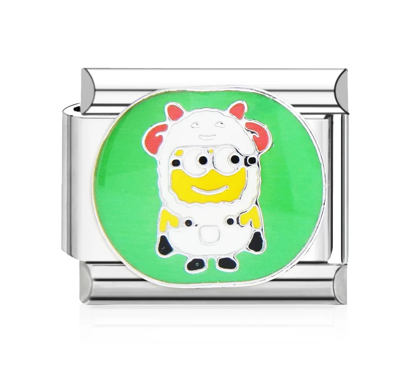 متجر سحر إيطالي سوار إيطالي ساحر 9 ملم سلسلة صفراء لطيفة صغيرة يمكنك صنعها بنفسك