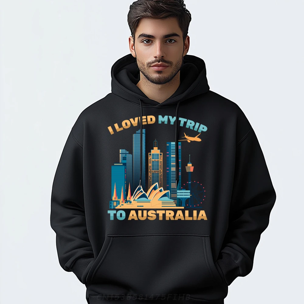 

Tourist Travel I Loved My Trip To Australia Tourist Funny Pullover Hoodies Pullover Hoodies