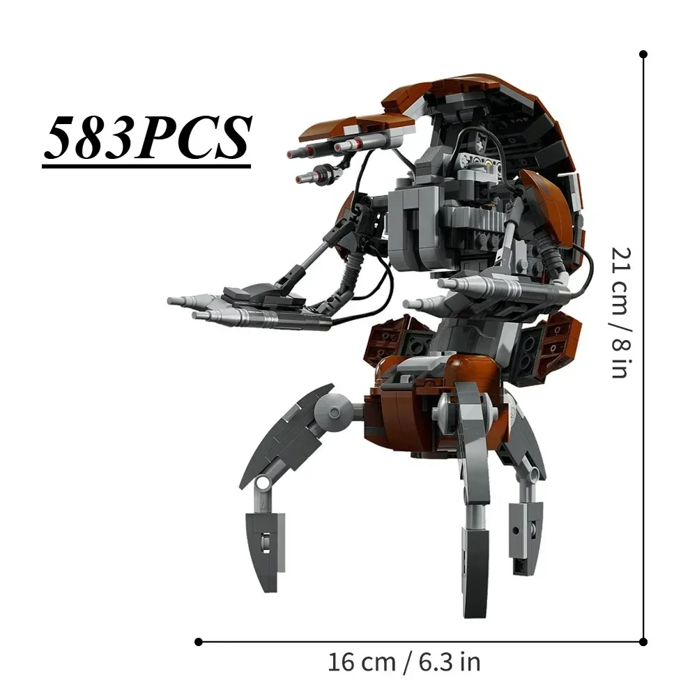 2025 New Battle Droidekai Model Building Blocks Bricks Movie Fan Idea Destroyer Robot 75381 For Kids Halloween Christmas Gifts