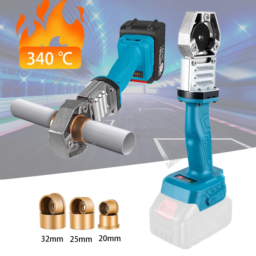 Imagem -05 - Recarregável Hot Melt Máquina sem Fio pe Ppr Tubulação de Água Derreter Plástico Máquina de Solda Derretendo Dispositivo de Solda 340 °