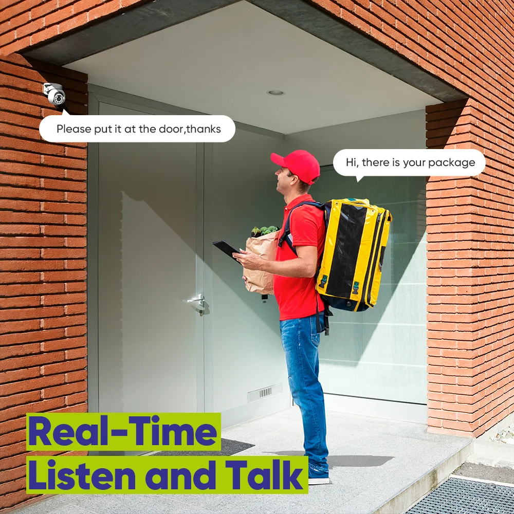 SANNCE 4K POE Sistema di videosorveglianza domestica 8CH POE NVR con telecamere di protezione di sicurezza Kit CCTV Registrazione audio Telecamera IP da 8 MP