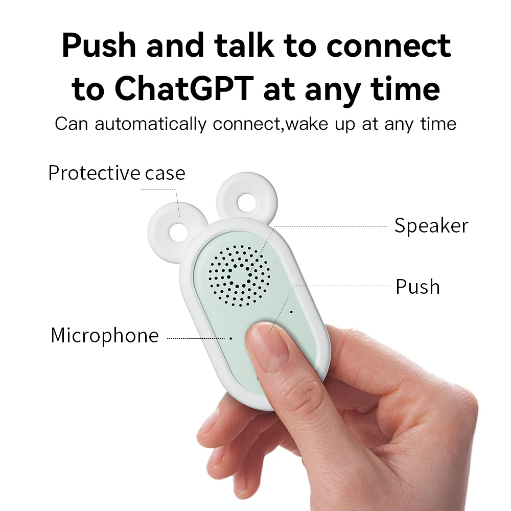 Chatgpt Wireless OpenAi Chat Gpt Chatgpt4.0 تشغيل Wi-Fi نماذج AI مترجم ذكي ميكروفون ذكي مع مكبرات الصوت