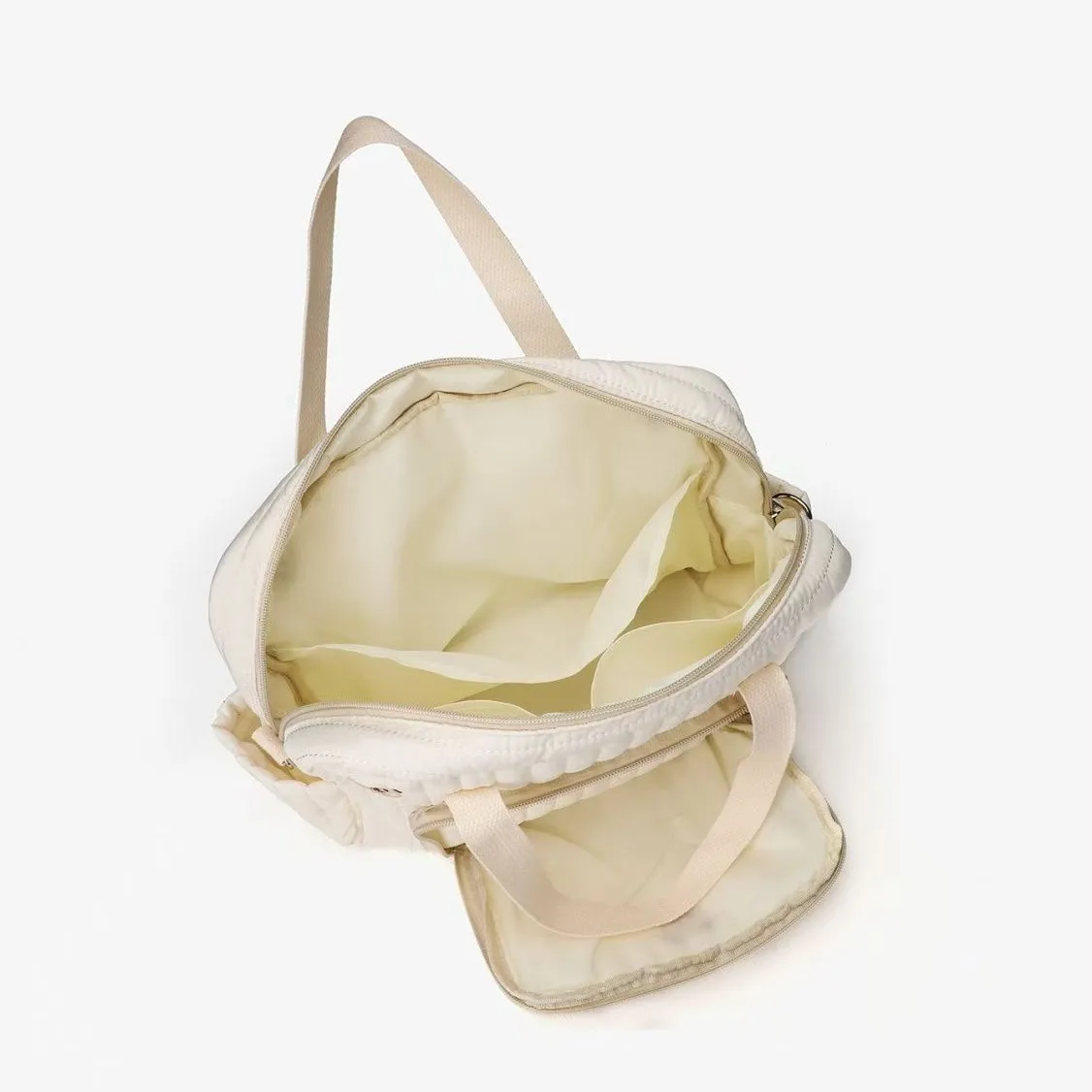 حقيبة حفاضات مطرزة على شكل دب وتوليب أنيقة من النايلون مع مشبك لعربة الأطفال لأساسيات السفر للشباب #6