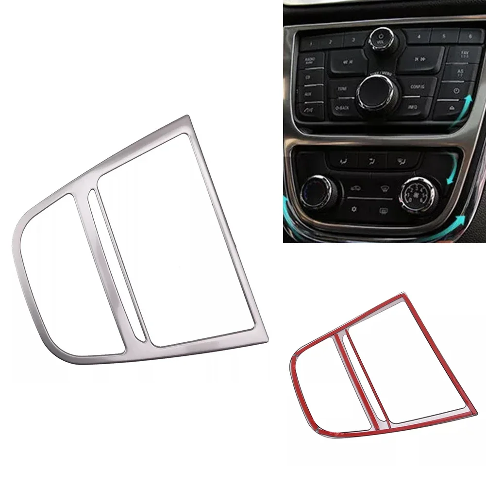 Stainless Steel Center Console Control Panel Cover Trim for Vauxhall For Mokka 2013 2016 Precision Fit and Functional Design