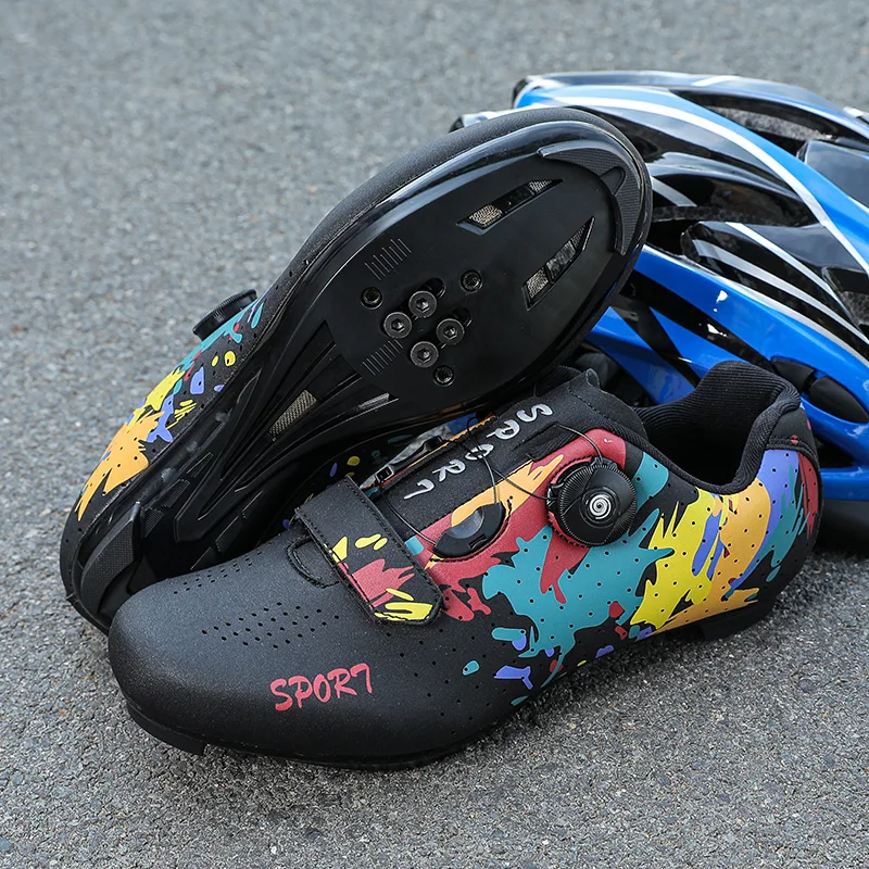 Herren-Fahrradschuhe MTB, Leichte und Langlebige Mountainbike-Schuhe, Geeignet für Outdoor-Bergfahrten, Unisex 37-46 – Detail 26