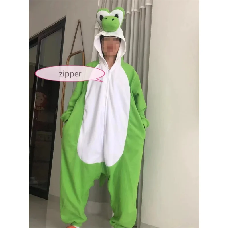 A Bear House Anime Costume Adult Onesies Pajamas Cartoon Pyjamas Kigurumi Yoshi Cosplay Costumes Sleepsuit Animalp1p2t 2025 New