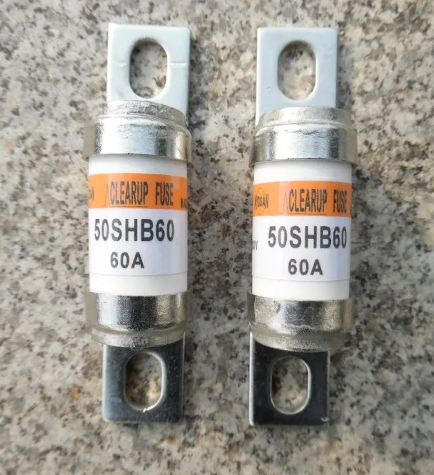 

Fuses: 50SHB60 60A 500V / 50SHB75 75A / 50SHB100 100A / 50SHB125 125A aR