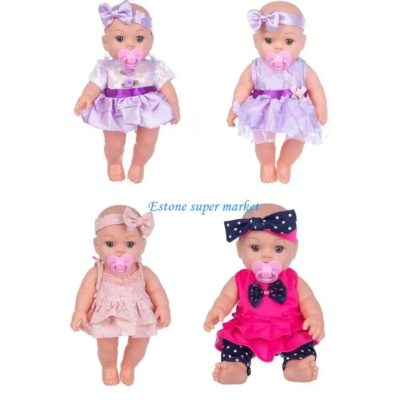 

090B 12''/30cm Realistic Baby Dolls Toy with Clothes for Adults