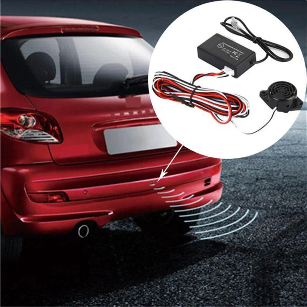 Electromagnetic Auto Car Parking Sensor Reversing Reverse Backup Radar with Buzzer Alarm No Drill No Hole Car Detector