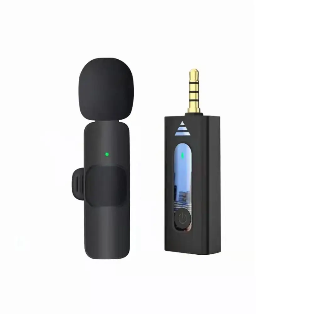 

Wireless K35 Lavalier Lapel Microphone Bluetooth 5.3 Noise Reduction K35 Condenser Mic Omnidirectional Portable