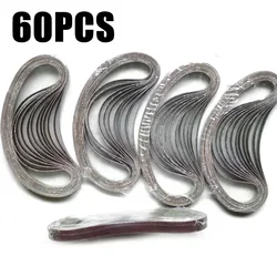 60 uds correas de lijado 13x457 Mm 40/60/80/120/180/240Grit para limas eléctricas Bd 280 Bd 282 E, Bd 290 accesorio de herramienta eléctrica en Stock