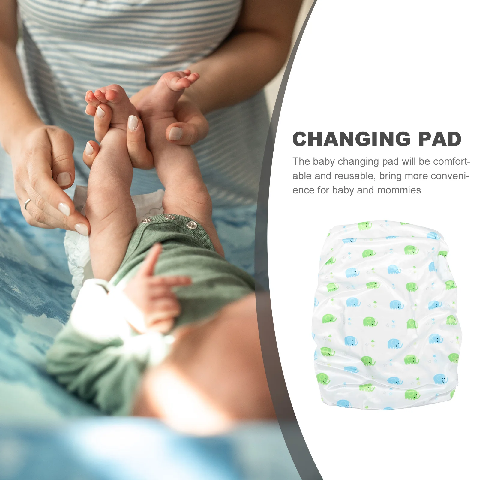 Baby Diapers Changing Mat Sleeve Pad Covers Table Mattress for Dresser Top Polyester Fiber