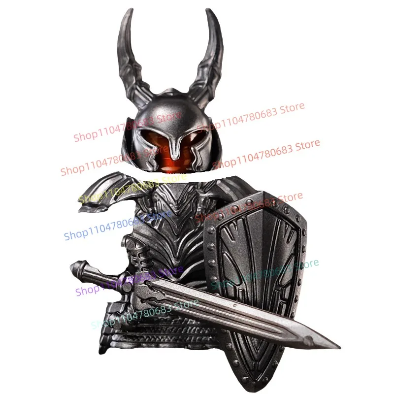MOC Building Blocks Mini Figure Model Ancient Style Knight Armor Shield Accessories Trendy Toy Display Collectible Toy Gift