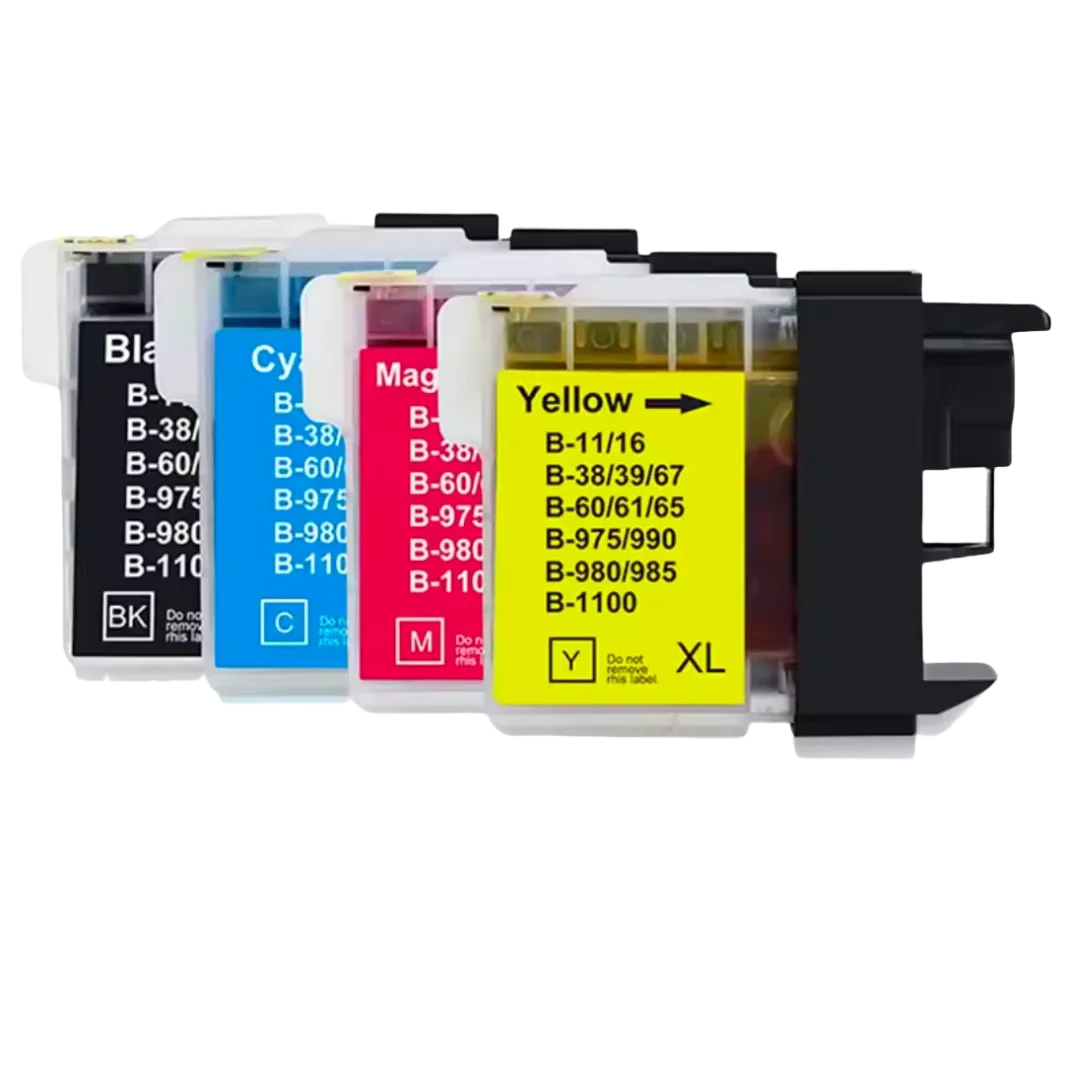 For Brother LC63 LC39 LC61 LC65 LC60 LC67 LC980 Compatible Ink Cartridge DCP J125 J315W J515W MFC J415W J615 J615W DCP-535CN