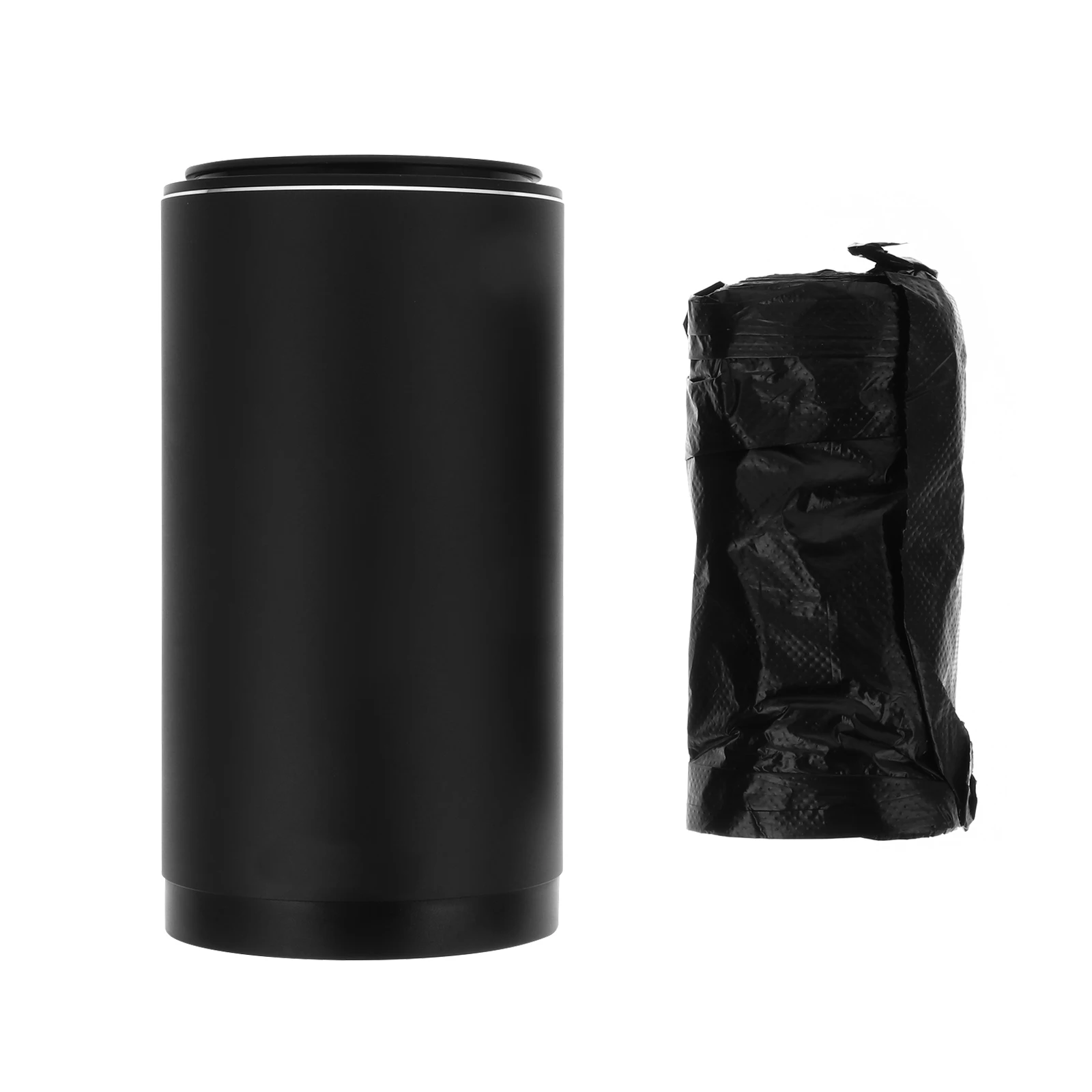 

Aluminum Alloy Car Trash Can s Garbage Container Lid for Vehicle Car Supplies Bin Pot Easy Storage Practical Use