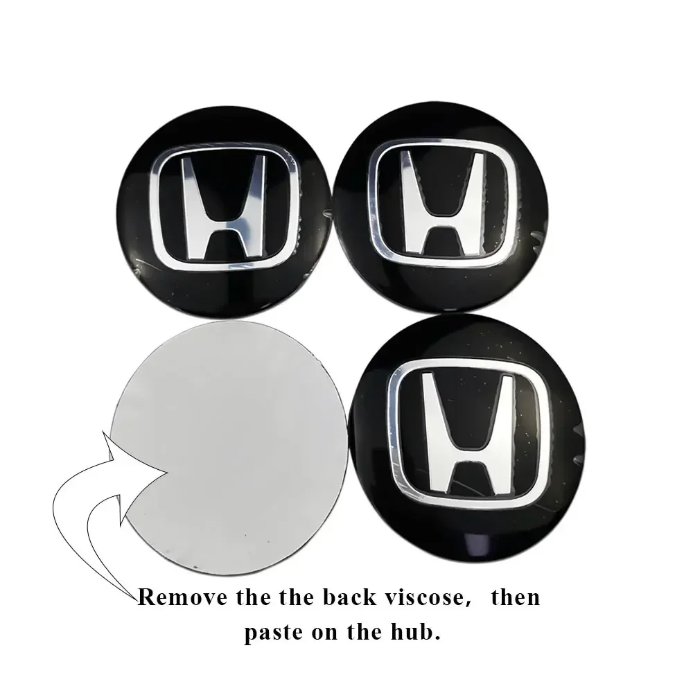 56/60/65mm Car Wheel Center Cover Hub Cap Badge for Honda Mugen Fit Jazz City Civic Inspire Accord HRV CRV Odyssey Jade