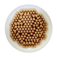 Brass Ball ( H62 ) 3.5mm 4mm 4.45mm Precision Solid Bearing Balls For Valves Furniture Rails Safety Switches And Heating Units