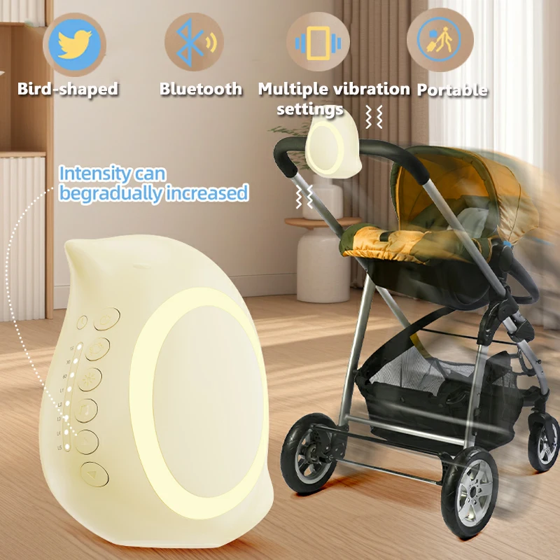 

Мини-колонка Bluetooth с беспроводным белым шумом для сна младенцев, ночник, виброгимнастка для детской коляски, уличная виброплатформа