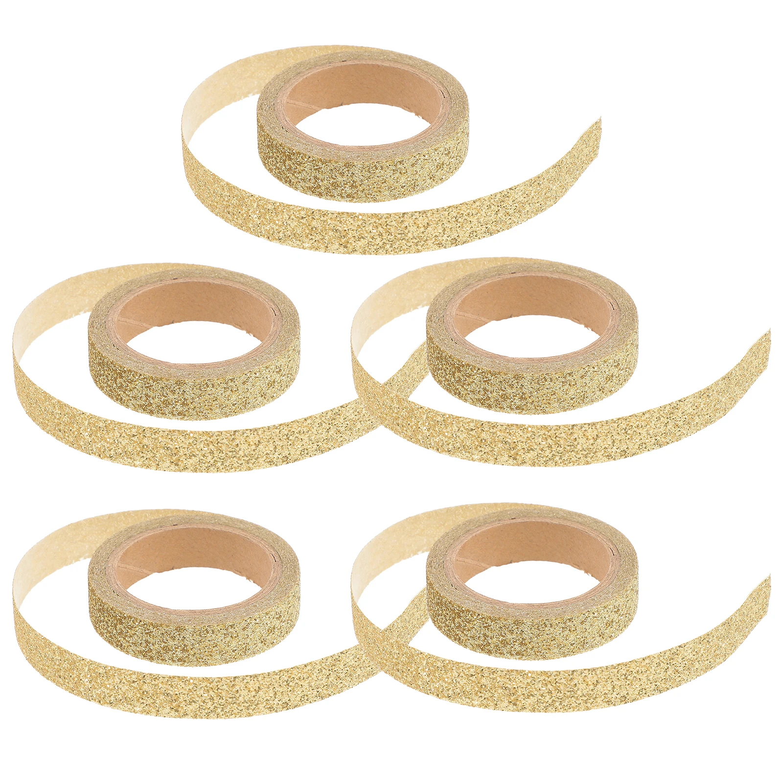 

5 Rolls Diy Decor Tape Sparkly Colored Decorative Craft Diy Washi Tape Craft DIY Paper Scrapbooking Photo Albums