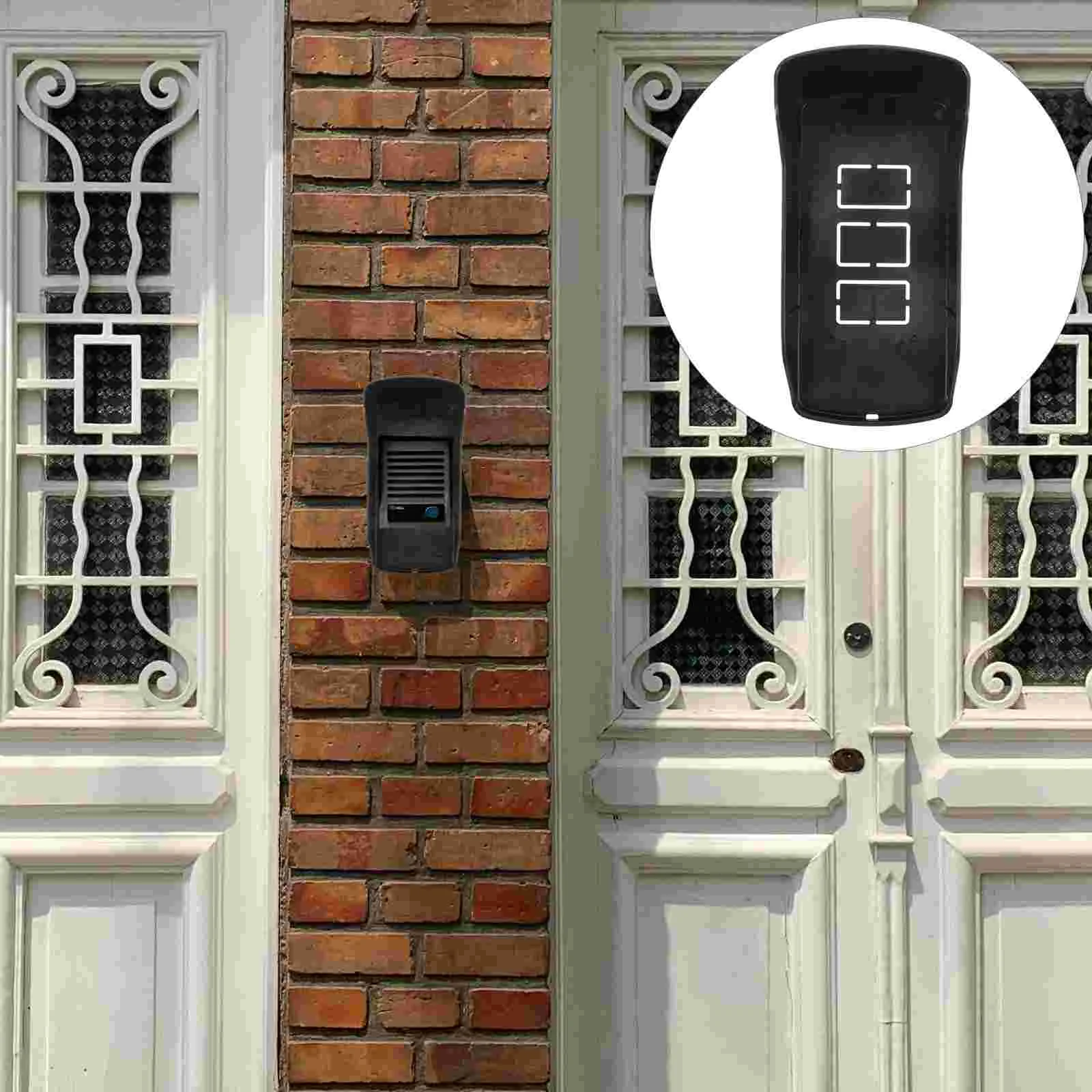 Access Control Rain Cover Covers Doorbell Shell Protection Protective Weatherproof Plastic Chime outside