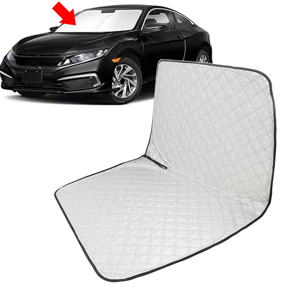 

Car Foldable Windshield Sun Shade Visor Protector Custom For Honda Civic 16-21