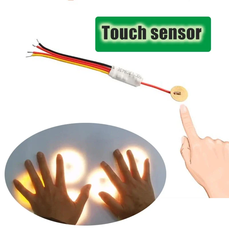 Touch Sensor Switche Module 3.7V-24V LED Dimmer Control Lamp Active Component for DJ Lights Touch Sensor Button Smart Customized