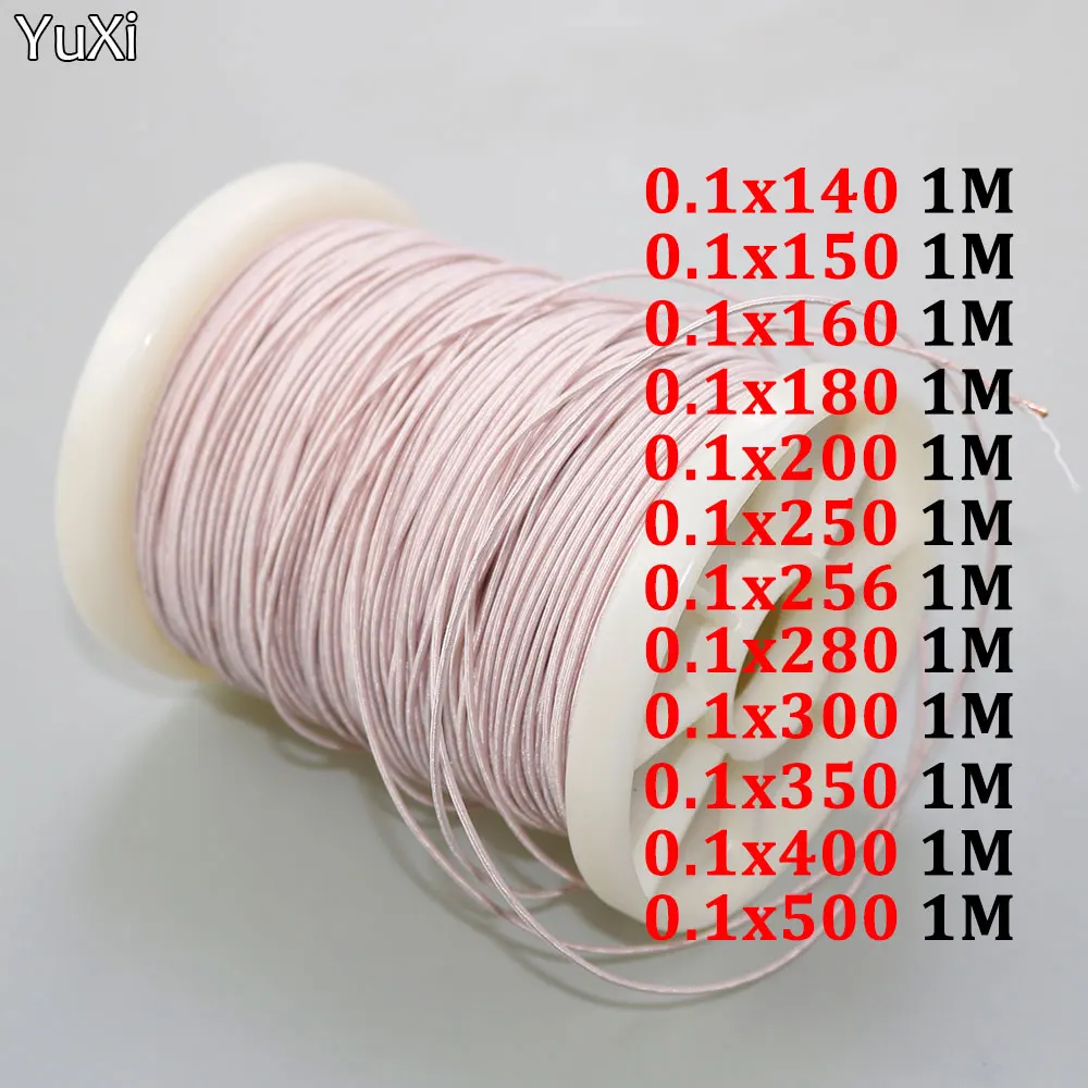 0.1x140 0.1x150 0.1x160 0.1x180 0.1x200 Strands Litz Wire Multi-strand Copper Wire Polyester For Filament Yarn Envelope Envelope