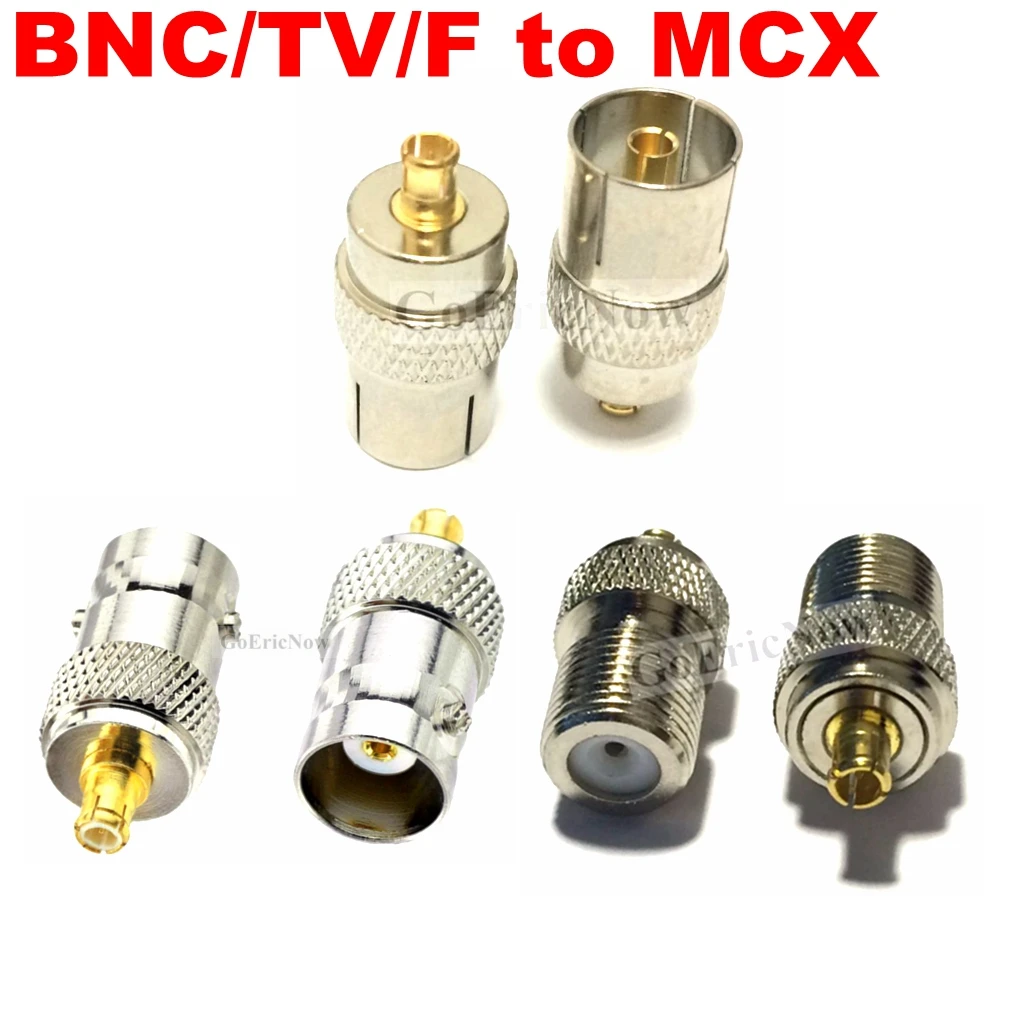 1pcs Q9 BNC Female Jack To MCX Male Straight Connector BNC/F/TV  TO MCX for DS0201 /DSO201 /DS203 Oscilloscope (OSC)