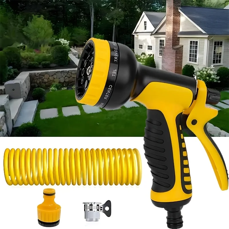 

Набор 10-метровых выдвижных инструментов для водопроводных труб, садовый шланг для чистки автомобиля с насадкой высокого давления, универсальный полив g