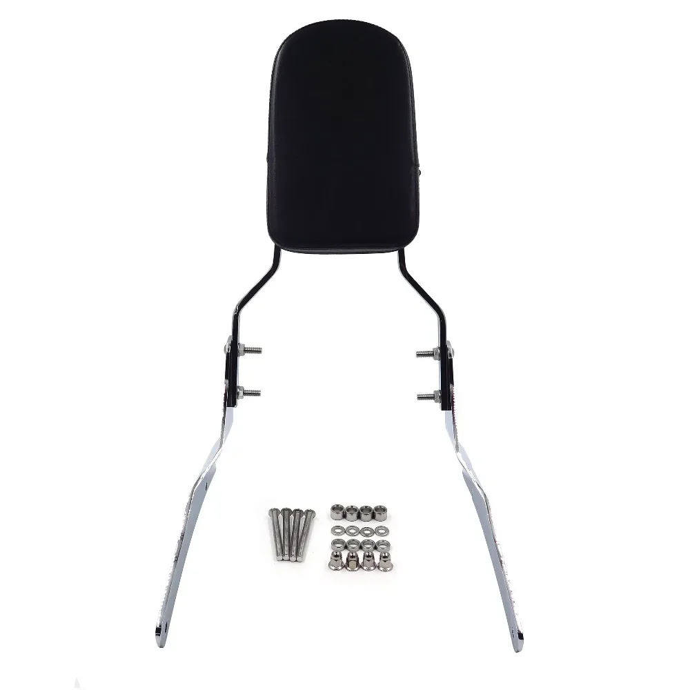 SKULL Backrest Sissy Bar Passenger Seat Pad for Suzuki Boulevard VZ800 VL800 VL800T Volusia 800 Aftermarket Motorcycle Parts